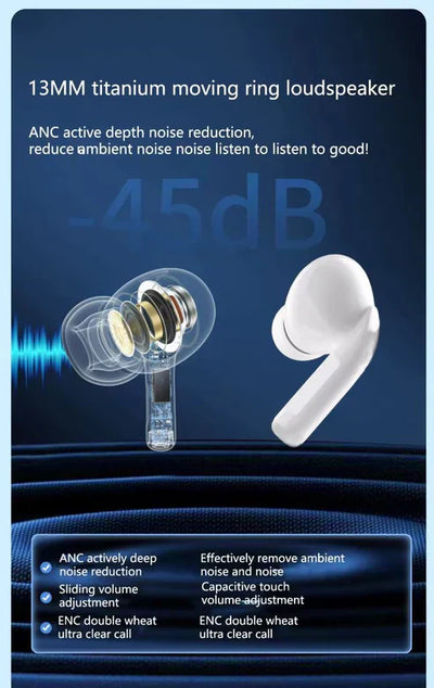 A9 LED Display Earbuds Touch Screan